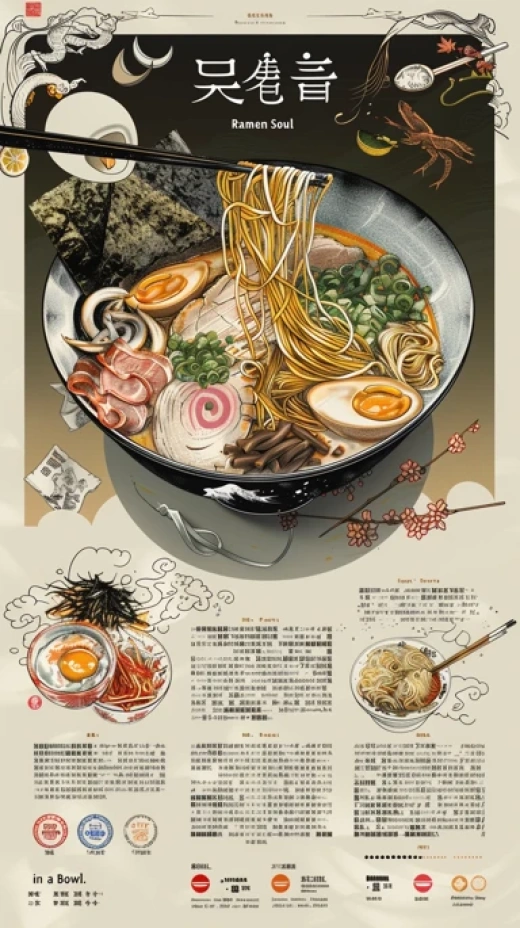 日式美食插畫集合-呈現傳統和現代日本風味美食 - 第3064期