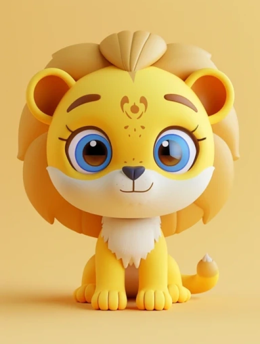可愛動物3D卡通形象系列 - 第0893期