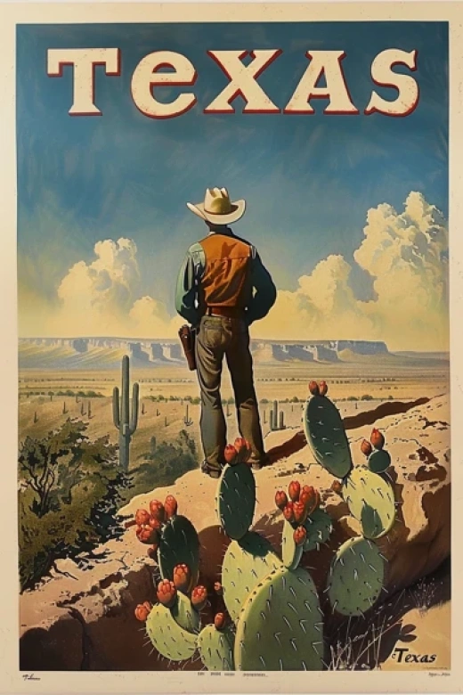 Texas風景畫集合-展現Texas州旗、Big Bend國家公園以及Route 66等經典場景 - 第8365期