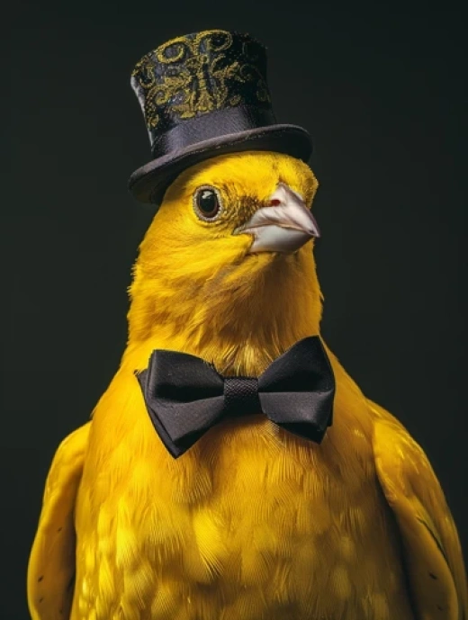 高端时尚鸟类形象合集-奢华白鹦鹉、恶搞鸟类、带着面具的男士 - 第8976期