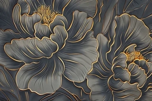 多彩花卉繪畫系列-展現獨特風格的花朵藝術品 - 第3026期