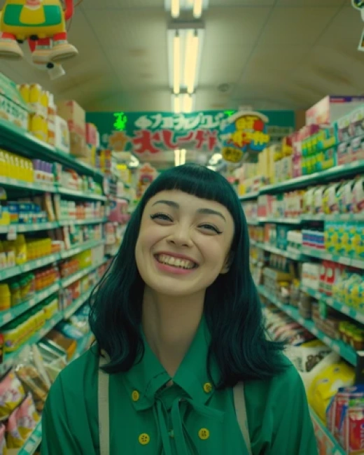 日本偶像寫真-超可愛女孩露出微笑，穿著彩色夾克 - 第5780期
