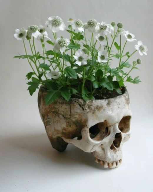 植物骷髏藝術品集 - 第3086期