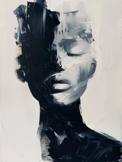 抽象人物油画集合-浓烈的情感与独特的表现 - 第0172期
