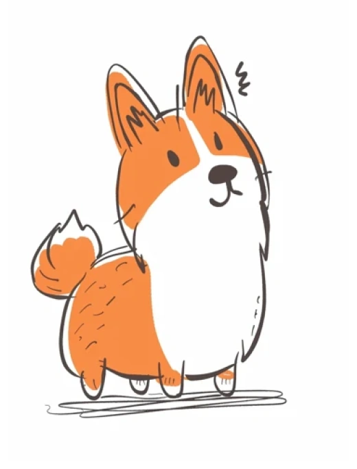 可愛小柴犬設(shè)計插圖合集 - 第5362期