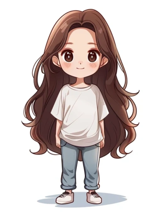 可愛卡通小女孩圖片集合 - 第7458期
