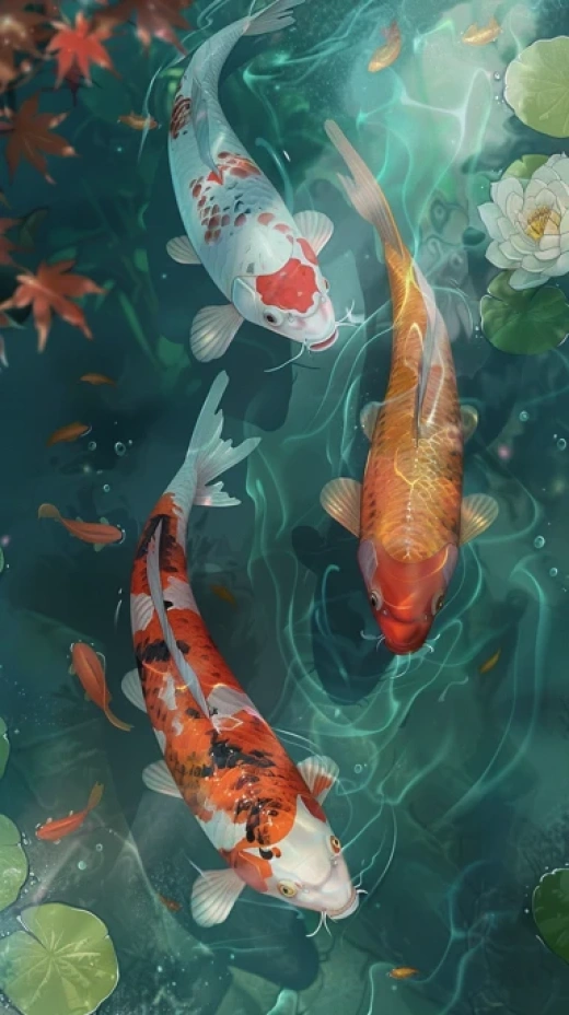 和諧的日式池塘畫作品集 - 第0145期