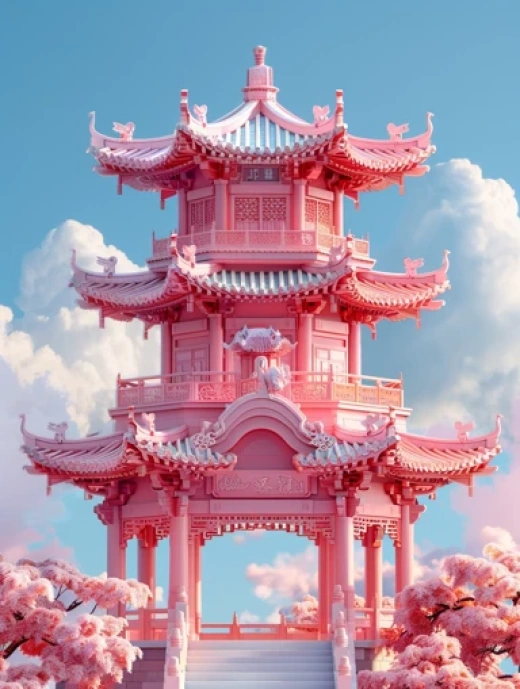 中国新年主题3D卡通建筑图片集 - 第7861期