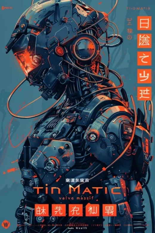 超級機器人大戰-融合多種科幻元素的電影海報設計 - 第9368期