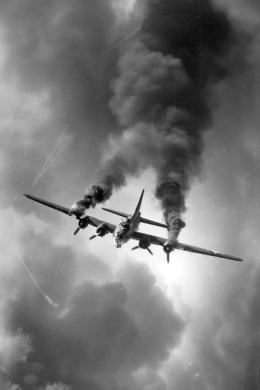 二战时期B-17轰炸机飞行图片集合-真实还原历史战机风采 - 第8629期