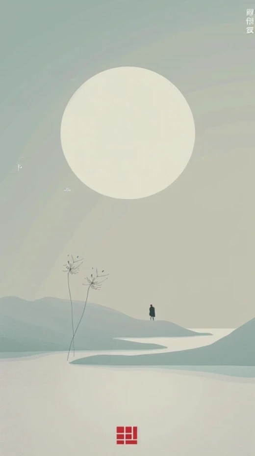 中國風畫作集-唐詩意境、二十四節氣、月下行人等題材 - 第2197期