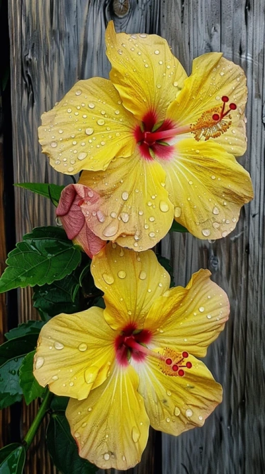 真實夏威夷芙蓉花和情人節百合花高清圖片集 - 第4015期