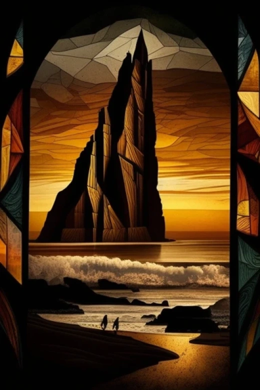 神秘幻想畫集-神廟、火山、惡魔塔等幻想場景 - 第4728期