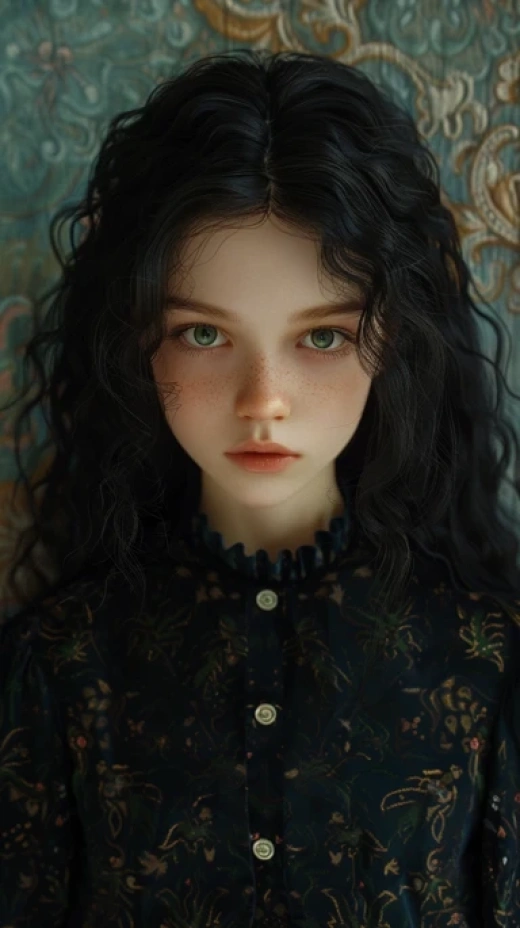 兒童肖像畫集合-生動表現5歲女孩的多種風格肖像 - 第1807期