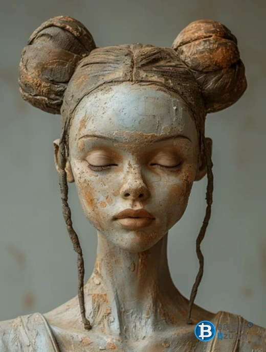 多样女性头雕塑作品集合-展现木质、陶瓷和机械风格 - 第2940期