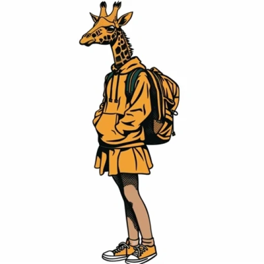 卡通风格的长颈鹿图片集合 - 第6085期