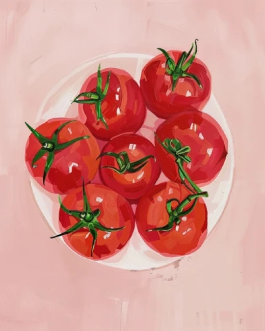 水果插画图片集合-包括西红柿、石榴、草莓、苹果和樱桃等水果插画 - 第8307期