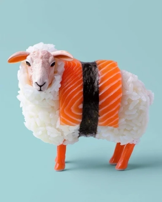 卡通小羊图片集合-包括立方体形状和棉花糖材质的可爱小羊 - 第8970期