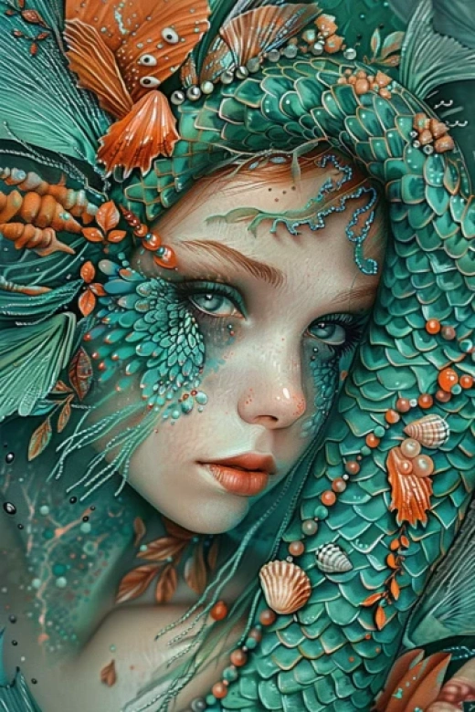 夢幻女性肖像畫集合-超級細致的幻想女性形象 - 第0673期